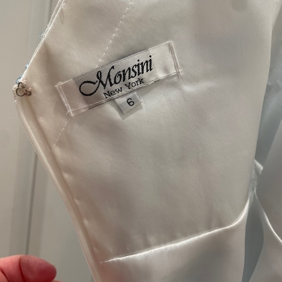 Mint Prom Dress size 6 - Picture 10 of 12